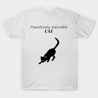 Cat Pawsitively Adorable T-Shirt